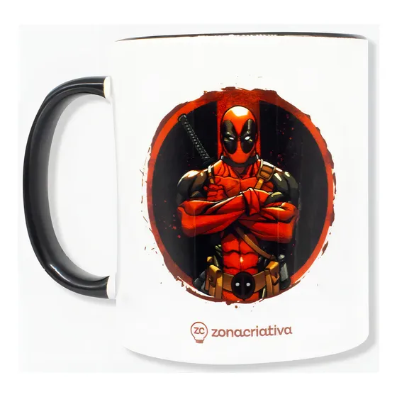 Caneca Pop 350ml Porcelana Deadpool Marvel