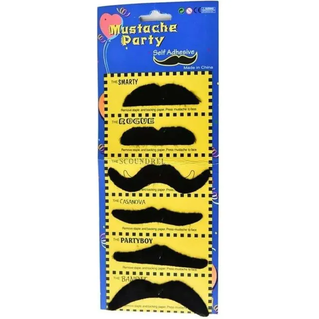 Accesorio Bigote Postizo Mostacho Disfraz Halloween Cotillon