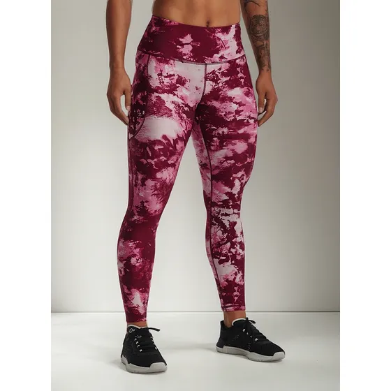 Pantalón Mujer Under Armour Hg Armour Aop Ankle Rojo