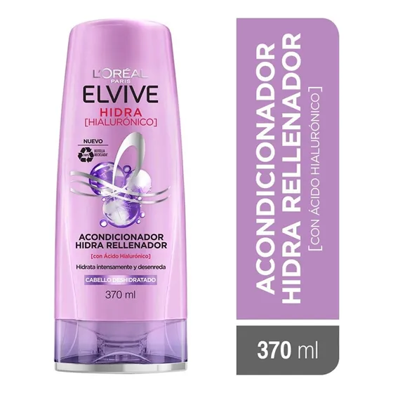 Acondicionador Hidra Hialurónico L'Oreal Paris Elvive 370ml