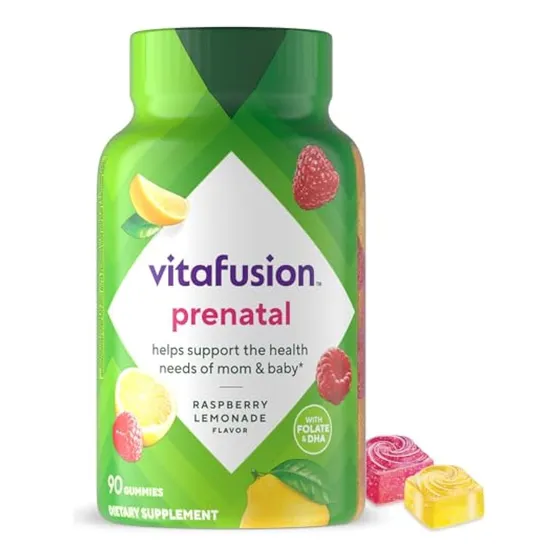 Vitaminas En Gomitas Prenatales Vitafusion, Frambuesa