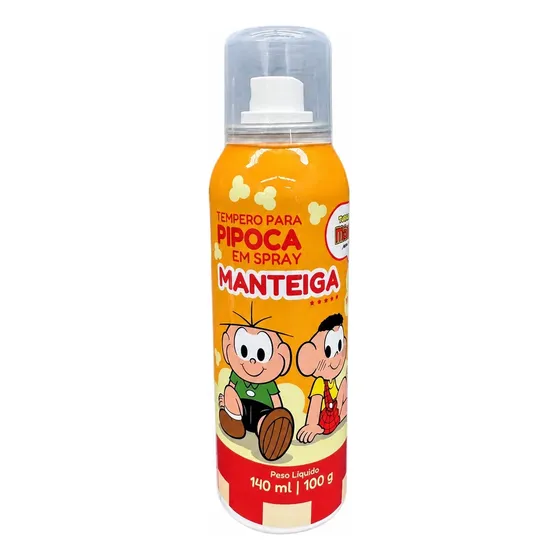 Tempero Sabor Manteiga Para Pipoca Spray 100g Aerooh Manteiga
