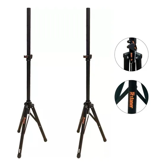 Pedestal Kit 2 Tripé Caixa Som Profissional Staner Jbl Oneal