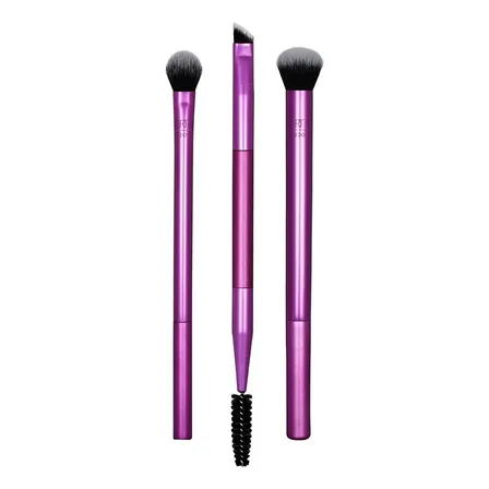 Conjunto De Pincéis De Maquiagem Para Sombra E Mistura De Olhos Real Techniques Violeta