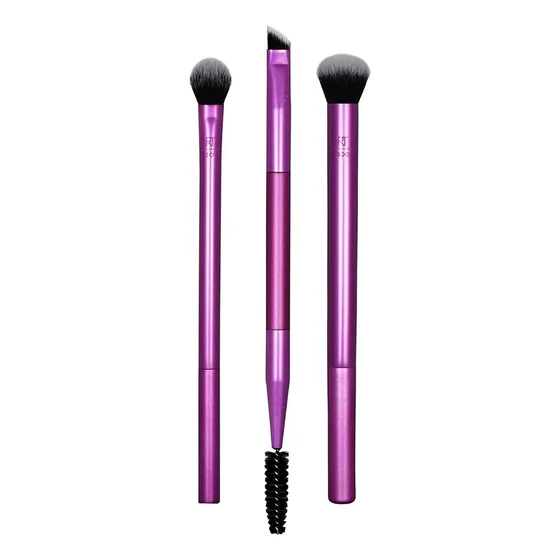 Conjunto de Pincéis de Maquiagem para Sombra e Mistura de Olhos Real Techniques