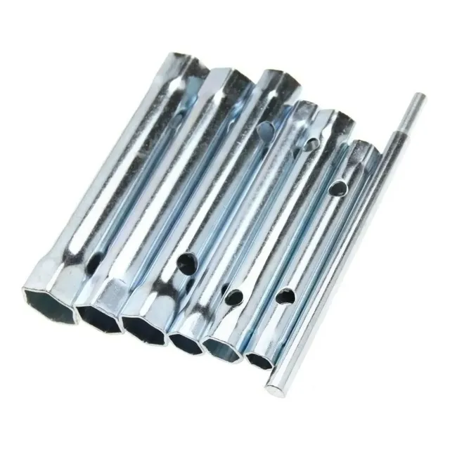  Set 6 Llave Plomero Trasera Tuerca Llave Bujía Llave Juego
