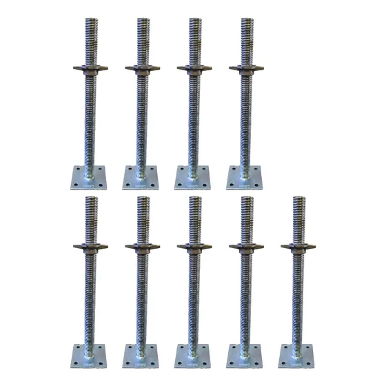 Tornillo Nivelador Andamio 9 Piezas 50cm 34mm Cayam Ct5034+9