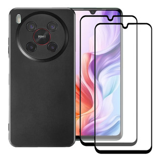 Funda Para Zte Blade V70 Max Tpu Suave Case + 2x Mica Cristal Funda Para Zte Blade V70 Max Tpu Suave Case + 2x Mica Cristal