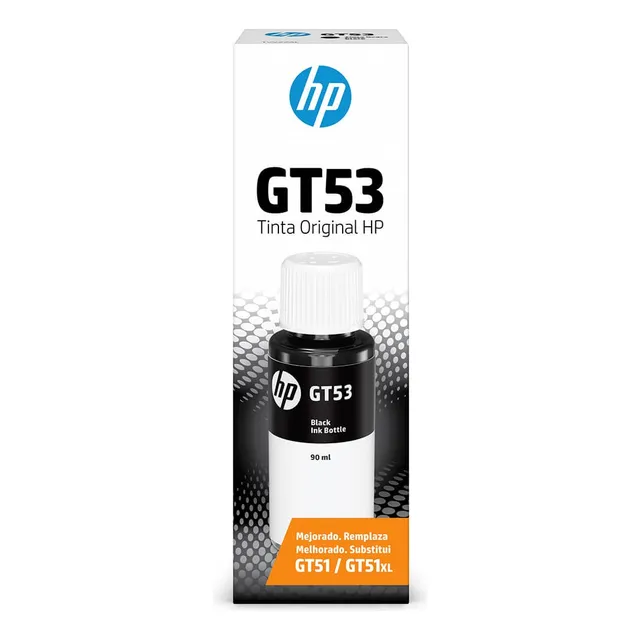 Botella De Tinta Hp Gt53 Gt5820 Gt5810 525 520 615 720 Negro