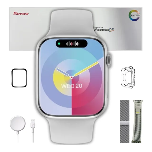 Relógio Smartwatch W99+ Serie 9 Amoled Nfc Chatgpt Original 