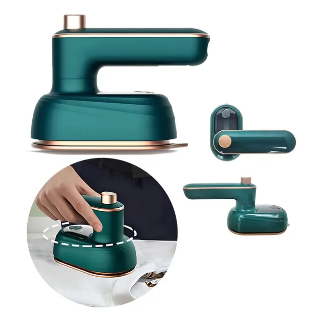 Ferro Portátil Vapor Passador De Roupas Compacto Pra Viagem