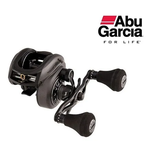 Carretilha Abu Garcia® Revo4 Beast Hs-l 7.3:1 Drag:14kg- Esq Cor Chumbo Lado da manivela Esquerdo