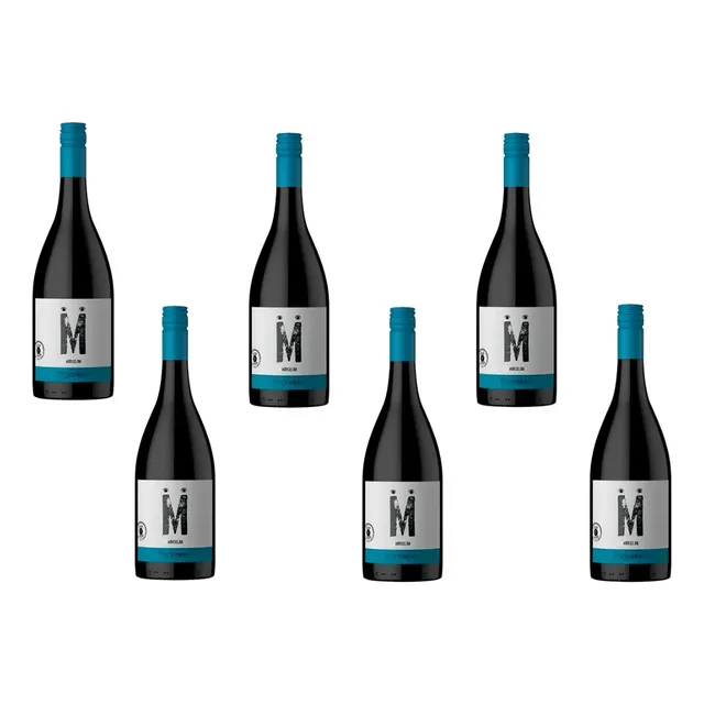 Combo X6 Vino Pizzorno Mayusculas Marselan 2018 