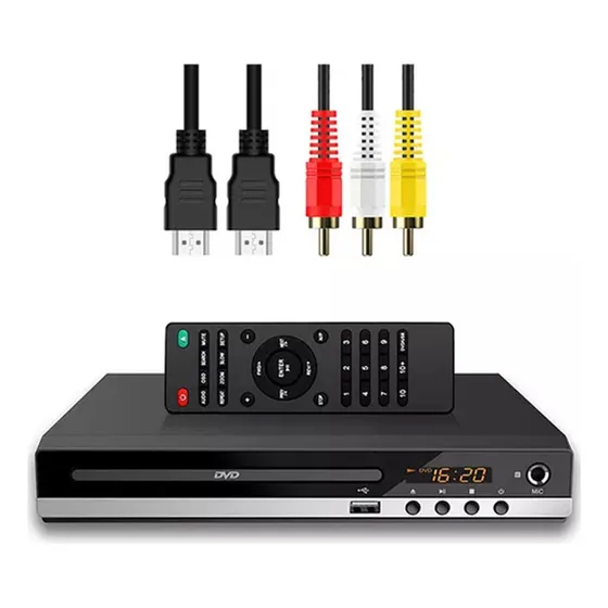 L Leitor De Dvd Mini Disc De Portátil Com Saída Hdmi 110v