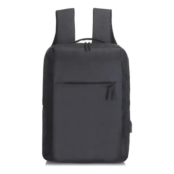 Mochila Ejecutiva Unisex Porta Notebook Comoda Viaje Oficina Color Negro Diseño De La Tela Liso