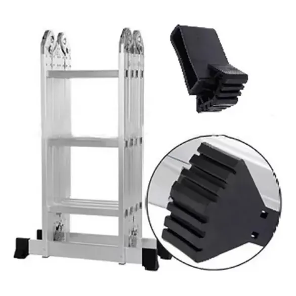 Útiles Plegables Escalera Pies Protectores Cubre 4 Unidades