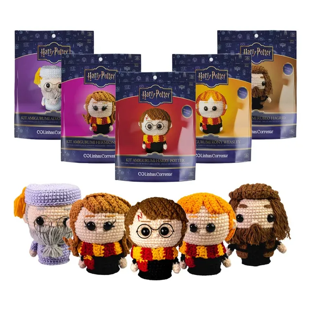 Kit Amigurumi Harry Potter Linhas Corrente - Com Receita