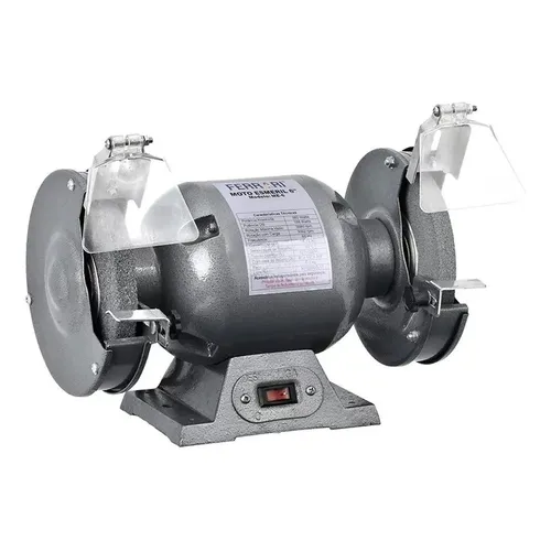 Moto Esmeril de Bancada LPX 1/2CV Bivolt 400W Rebolo 6'' com
