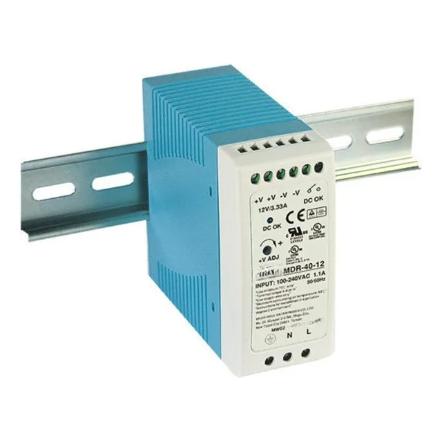Fuente De Poder Mdr-40-24 40w Riel Din 24vdc 90mm