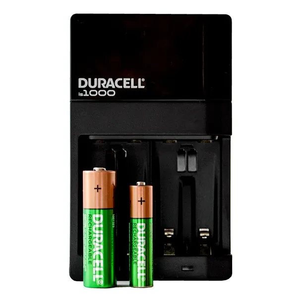 Cargador Pilas Recargables Duracell Baterias Aa Aaa 4 Pilas