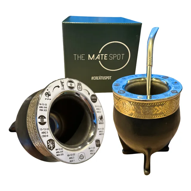 Mate Imperial Personalizado Acero Inoxidable Deluxe Bombilla