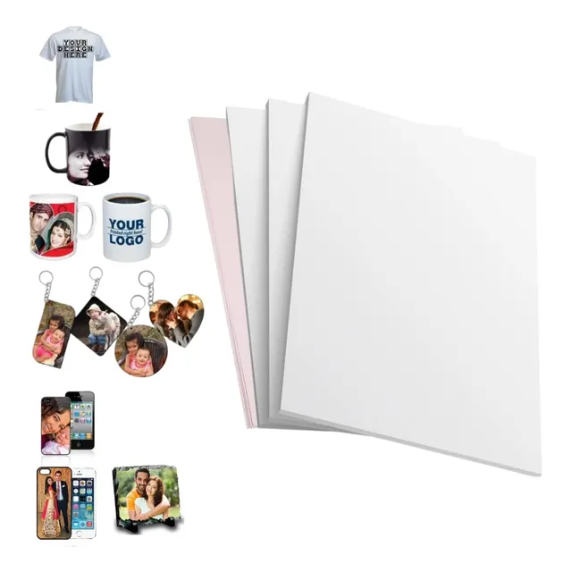 Papel Sublimación Cursor 100 Hojas A4 Premium Sublimar 110g Playeras Tazas Cerámica Llaveros