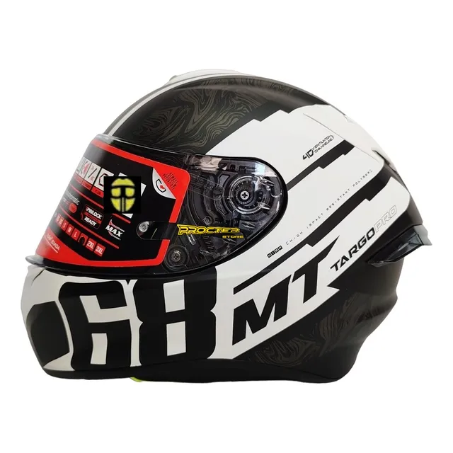 Casco Moto Mt Targo Pro Certificado Ece 2205 Deportivo
