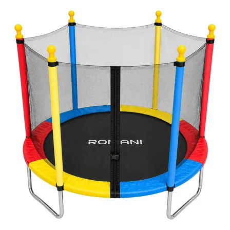 Pula Pula 120kg Reforçado Pequeno 1,40 M Cama Elástica Rede Preto Colorido