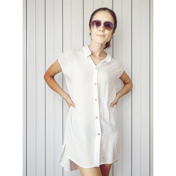 Camisa Camisola Vestido Camisero