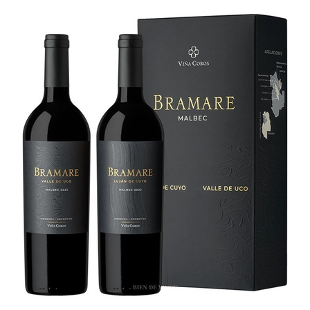 Estuche Bramare (valle De Uco Malbec + Lujan De Cuyo) Regalo Estuche Bramare (valle De Uco Malbec + Lujan De Cuyo) Regalo