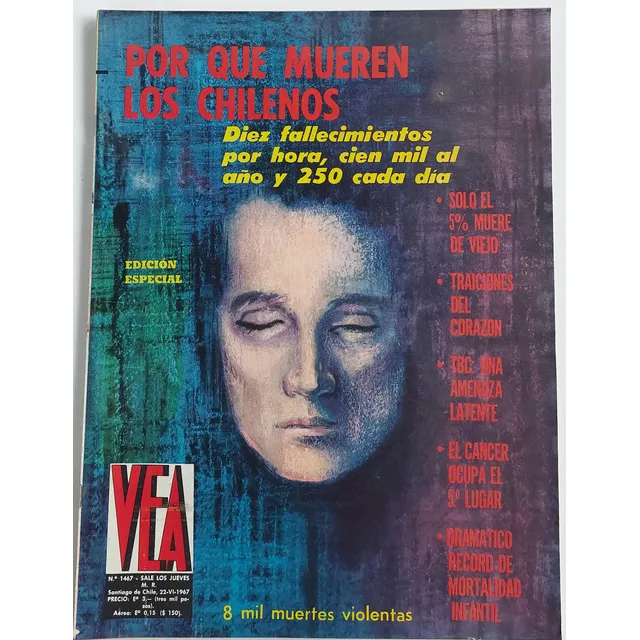 Revista Vea Edición Especial Número 1467 Zig - Zag Chile