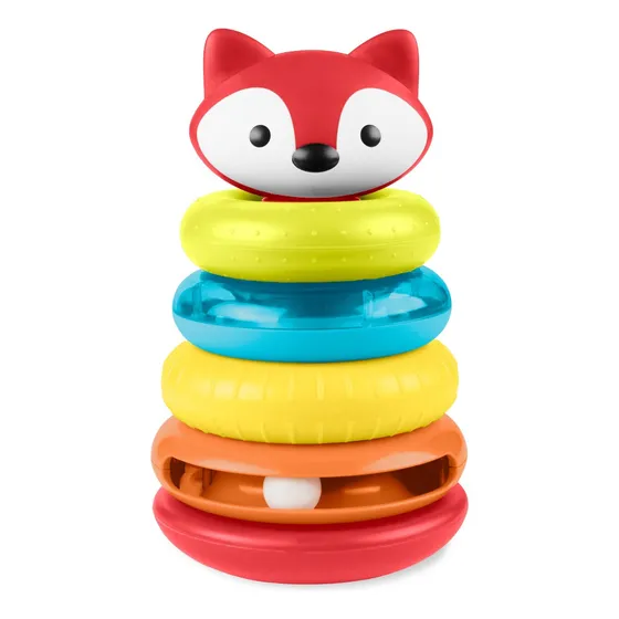 Torre De Juguete Skip Hop Zorro Con Aros Apilables De Color