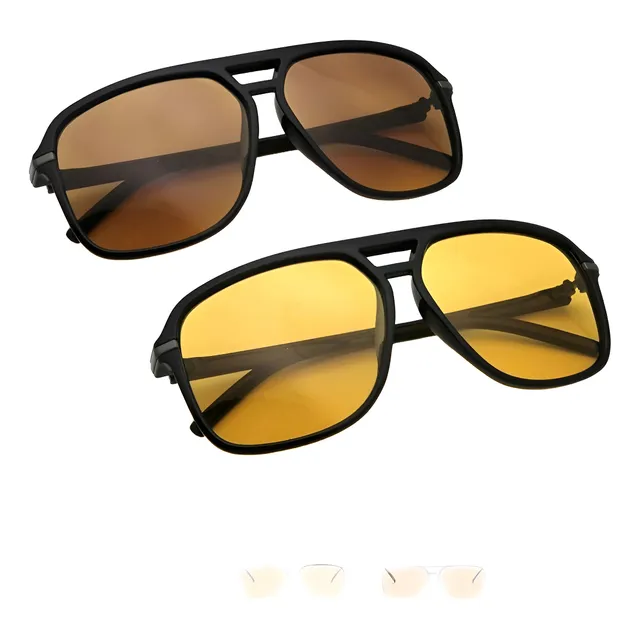 Gafas Sol Fotocromáticas Polarizadas Aviador Protección Uv