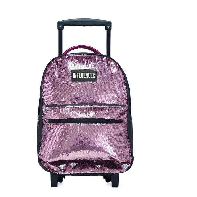 Mochila Con Carro Escolar Influencer 17'' 94.1151 Oferta!!!!