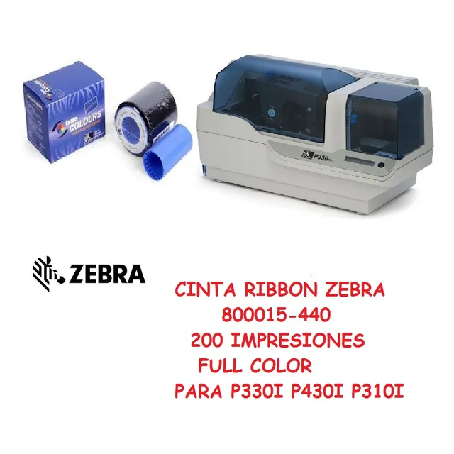 Cinta  800015-440 Impresora  Pvc Zebra P330i,p420i,p430i