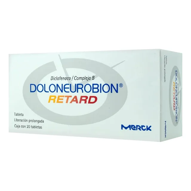 Dolo-neurobión Retard Tabletas Liberación Prolongada 1/100/100/100 Mg, 20 Tabletas