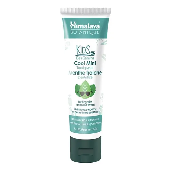 Crema Dental Sin Flúor Para Niños Marca Himalaya