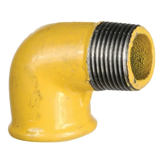 Codo Macho Hembra 1  Pulgada X 90° Aprobado Gas Latyn 
