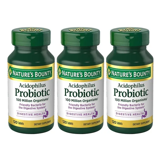 Suplemento Nature's Bounty Probiotic Acidophilus 360 Comprim
