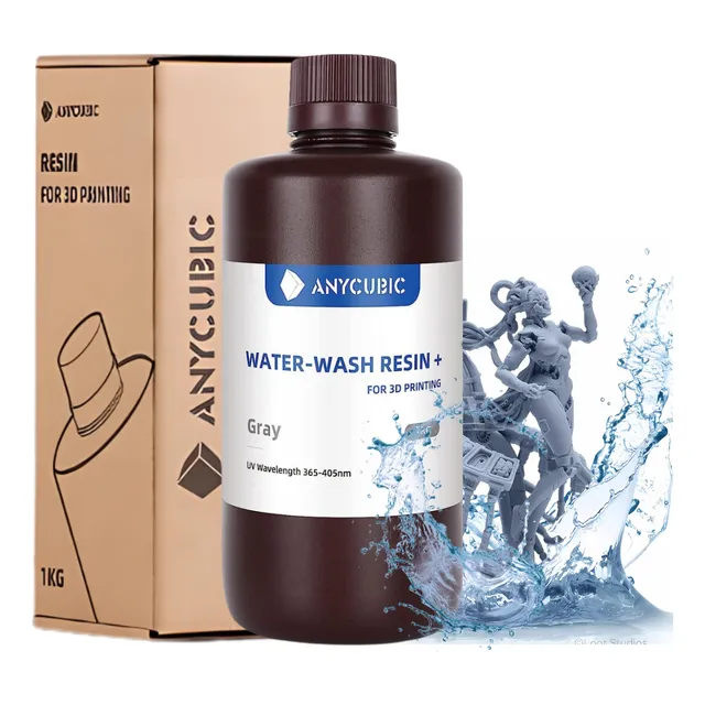 Resina Anycubic Para Impresora 3d  Lavable Con Agua 1 Kg  