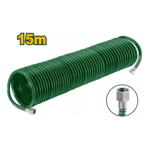 Manguera Espiral De Aire Para Compresor 5/8 15m Jadever
