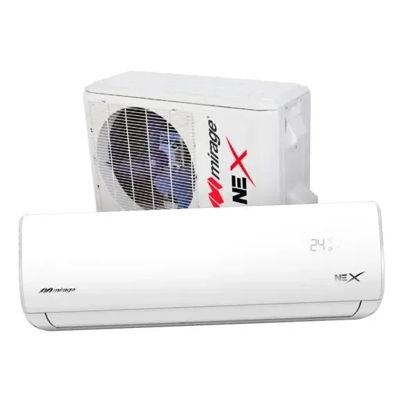 Aire Acondicionado Minisplit Mirage Nex 1 Ton Frío 110v Blanco