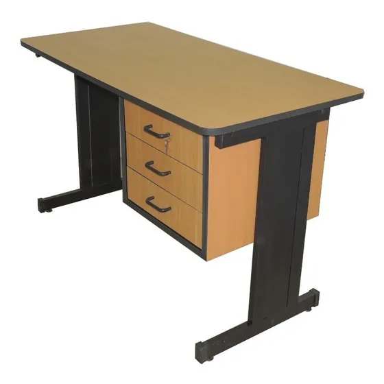 Escritorio Secretarial 2 Gavet Base Metalic 120x60x75 Nuevo