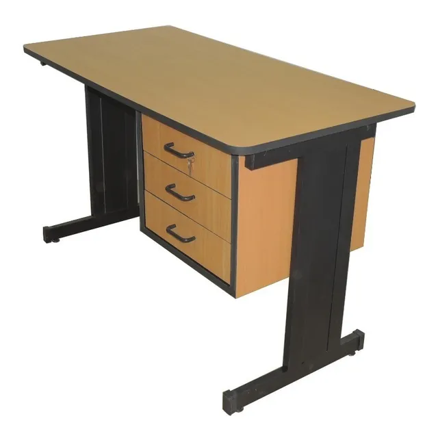 Escritorio Secretarial 2 Gavet Base Metalic 120x60x75 Nuevo