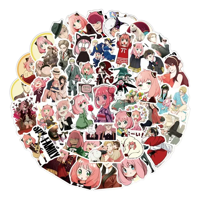 50 Stickers Anime