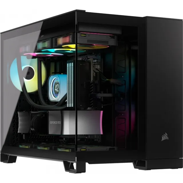 Gabinete Corsair Cc-9011267-ww Icue Link 2500x Rgb Negro C/t