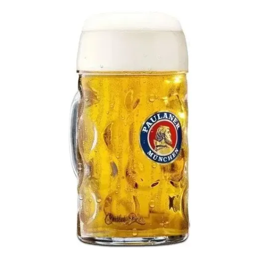 Caneca Cerveja/chopp Personalizada Paulaner  1 Litro/grande