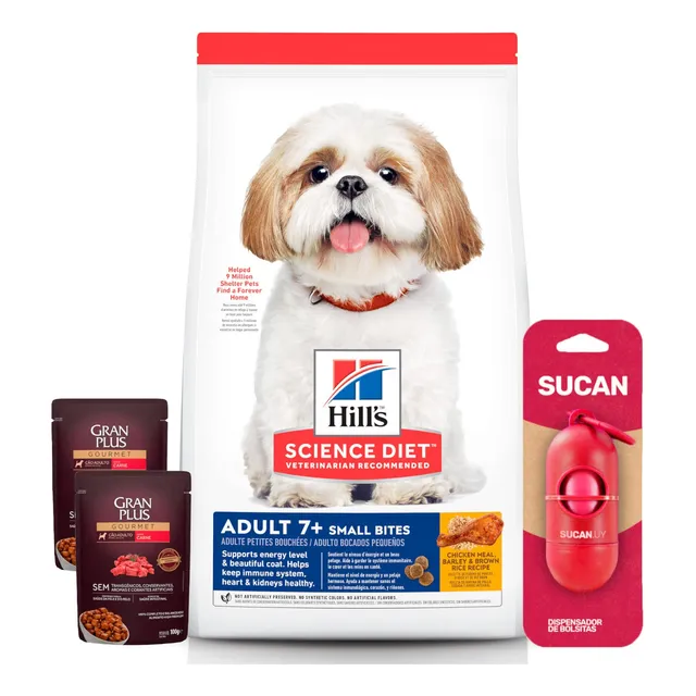Alimento Hill's Perro Senior 7+ Small Bites 6.8 Kg