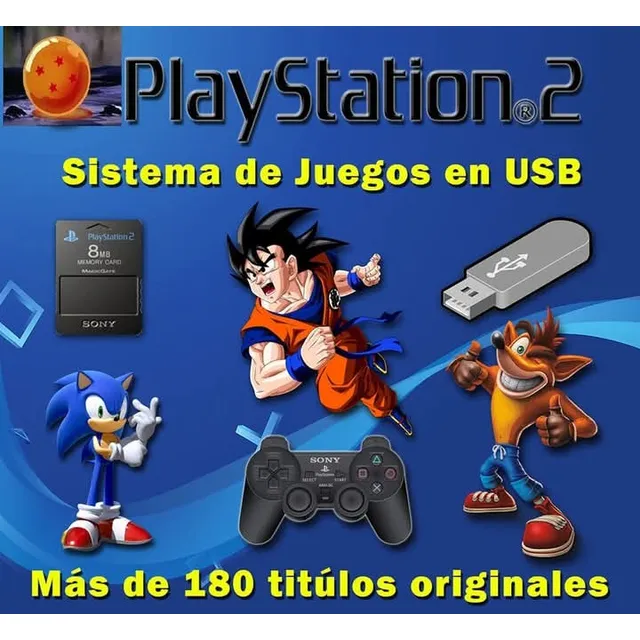 Chipeo Playstation 2 + 10 Juegos Incluidos