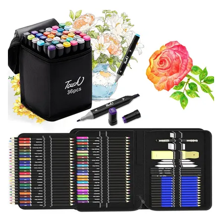 Kits 96pcs Para Desenho Técnico Profissional Esboço Lápis